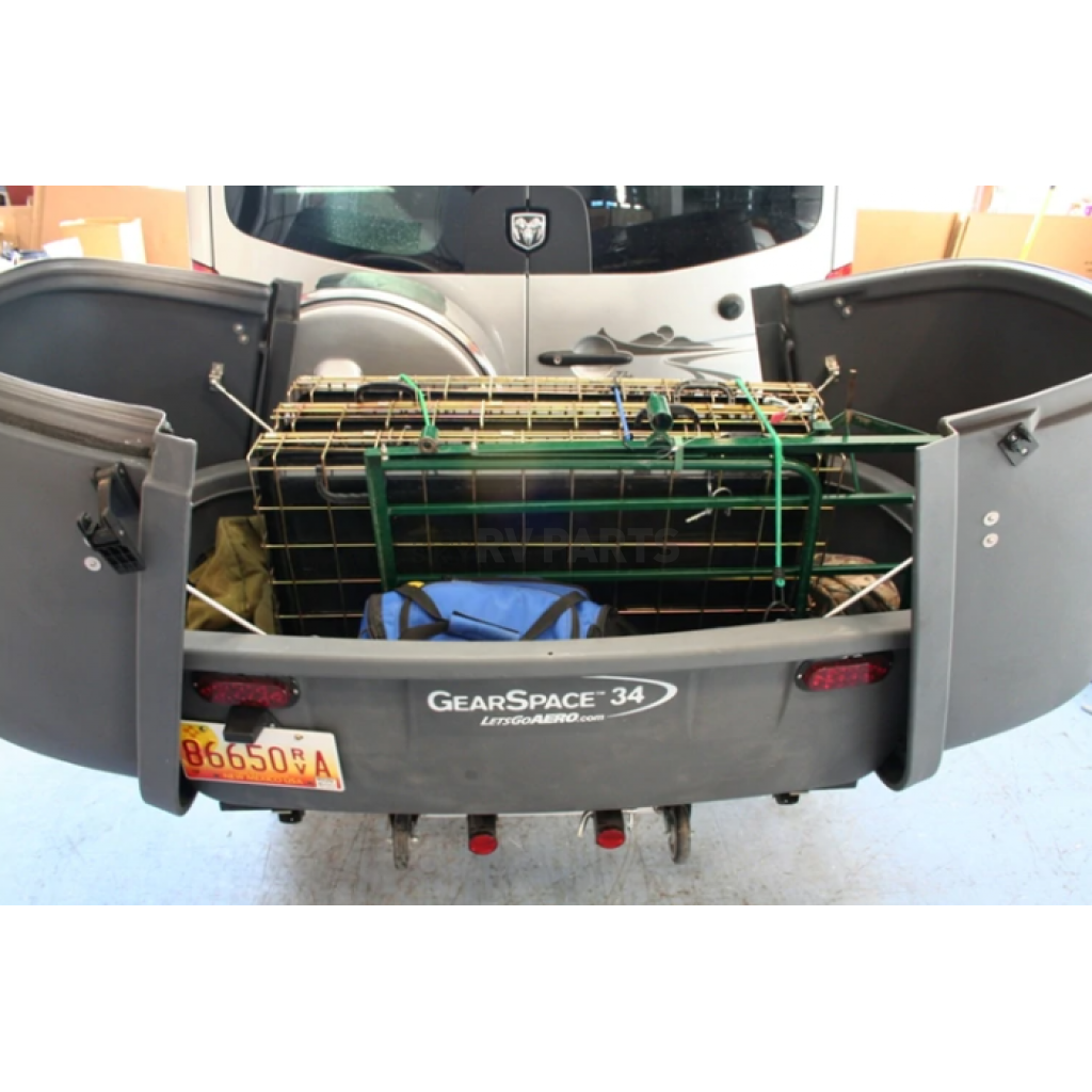 Highland steel hitch mounted best sale cargo tray